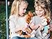 earthMonkeys Plush Toy Monkey Stuffed Animal Girl | Cute Stuffed Monkey Plush Ever! | Bendable Arms, Legs & Body