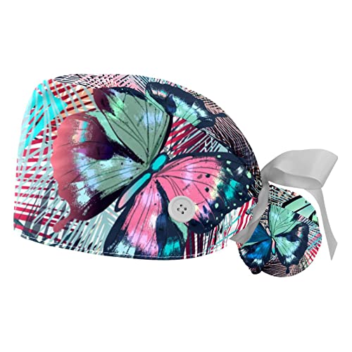 Casquettes de travail ajustables JDEZ avec élastique pour cheveux longs