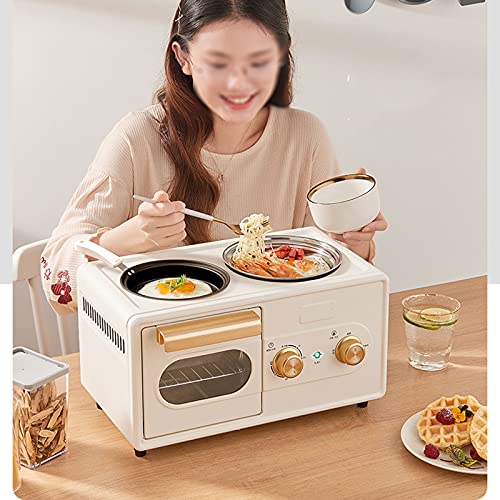 QINGGANGLING999 Brotbackautomaten Brotmaschine Haushaltsscheibe Multifunktionsmaschine Toaster Gebratenes Dämpfen und… – Bild 4