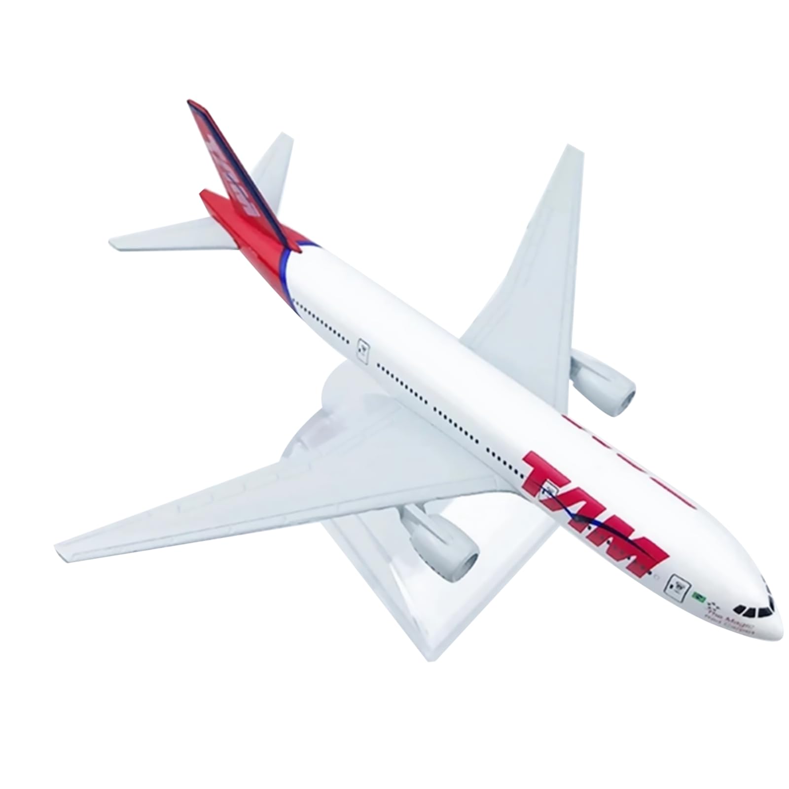 MOOKEENONE 1/400 Scale Brazil TAM 777 Airplane Model Alloy Model Diecast Plane High Simulation Model for Collection