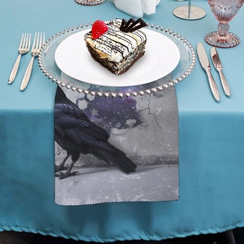 Servilletas de cuervo lavables y desechables: decora sin sufrir por las manchas en las fiestas 3