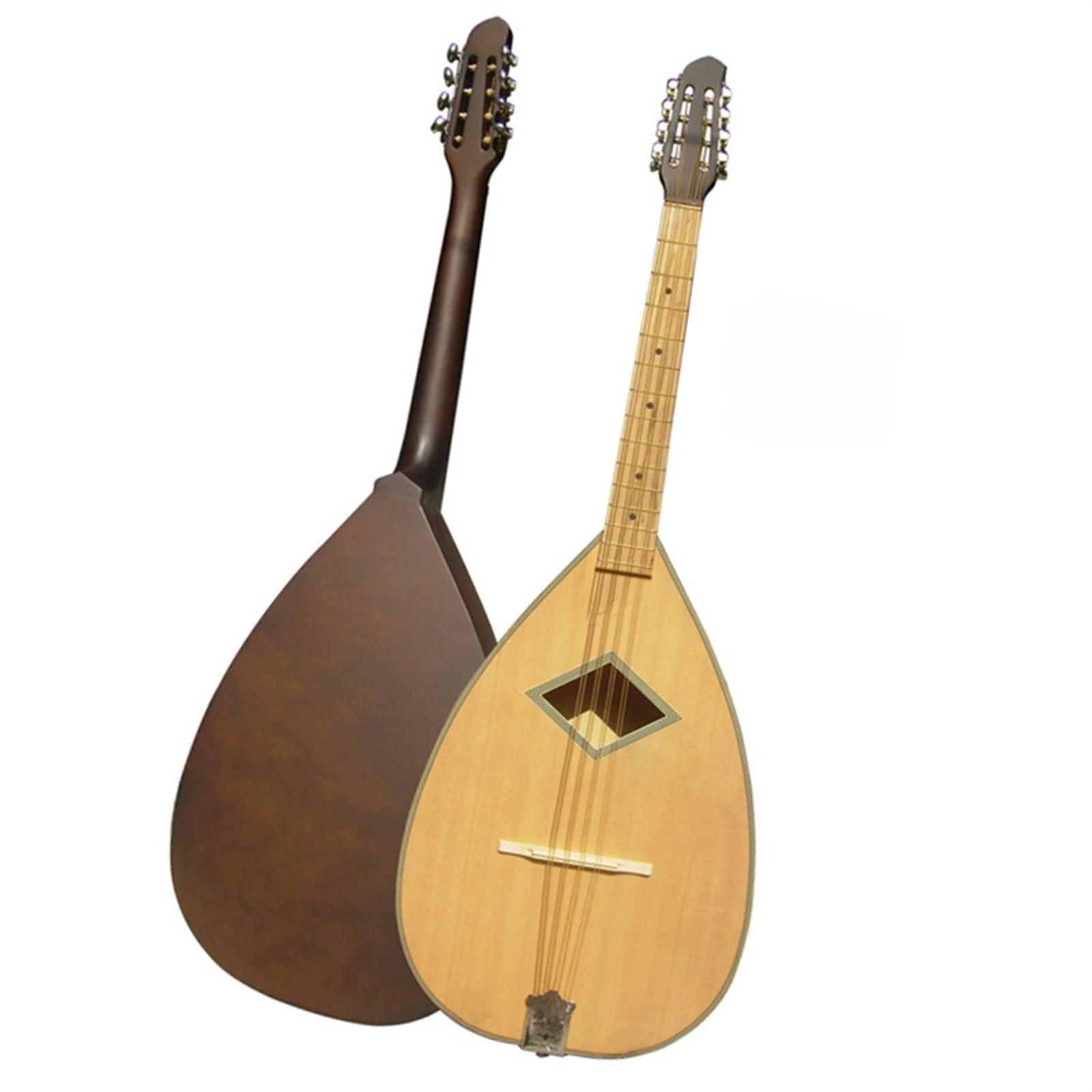 Adulte Mandoline Instrument Mandoline Basse Matériaux Sélectionnés Fabrication Soignée Couleur De Bois D'origine