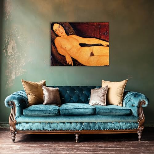 Poster Amedeo Modigliani Nude on a Divan 100x75cm pour décorer un mur - 3