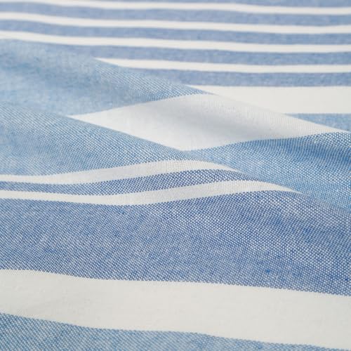 Image of 210 TC Cotton Bedsheet | Handmade Double Bedsheet | Handloom Bedsheets | Without Pillow Cover | Double Bedsheet for Summer (90X100 Inches, 7.5 x 8.3 Feet (Glaucous)