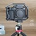 Leftfoto XH2/XH2S Camera Cage - Aluminum Rig with Arca Base,NATO Rail,ARRI Threads fits DJI RS Stabilizer-for FujiFilm X-H2/X-H2S Vlog Video Shooting