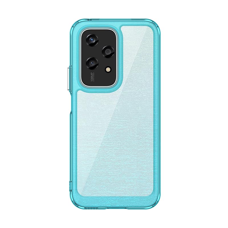Case for Honor 200 Lite 5G, Shockproof Phone Bumper Cover, Solid Color Matte TPU Frame