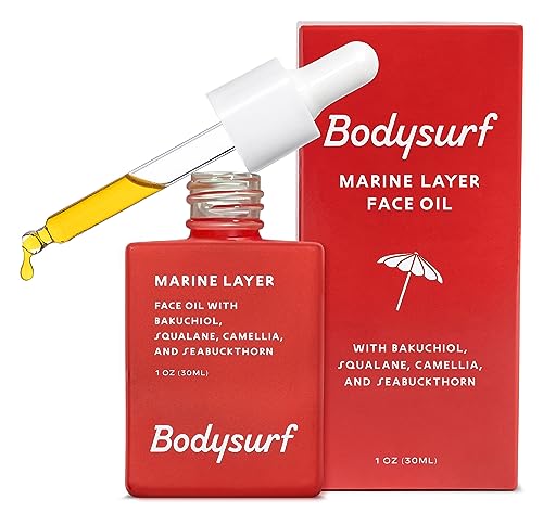 Face Oil - Jojoba Oil for Face, Squalane Oil for Face, Seabuckthorn Oil for Face, Bakuchiol Oil - Hydrating Facial Oil for Dry, Sensitive Skin - Facial Oil for Women and Men