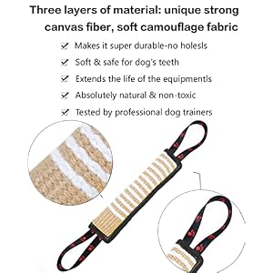 Dog Tug Toy Dog Tough Jute Bite Pillow - Lasting Training Equipment - Puppy to Large Dogs Interactive Toy for large Dogs and Small Dogs Dog Tug Toy Dog Tough Jute Bite Pillow – Lasting Training Equipment – Puppy to Large Dogs Interactive Toy for large Dogs and Small Dogs