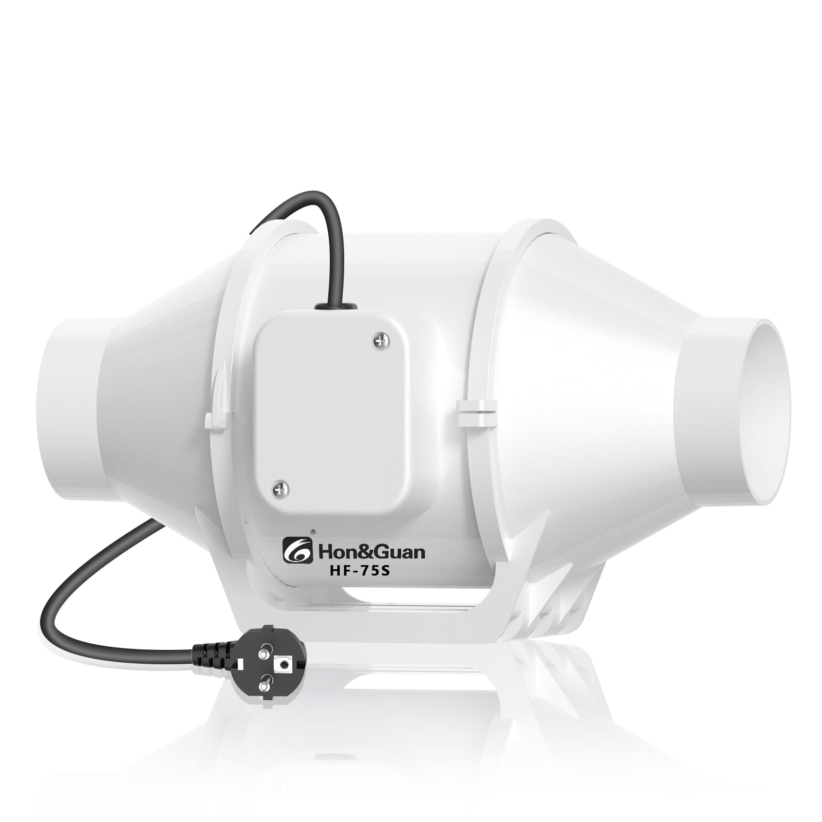 Hon&Guan 100 mm 221 m³/u Ventilatieset, met instelbare snelheidsventilator, koolfilter, flexibele slang, rubberen connector, voor gordijnen 60 x 60 cm, 80 x 80 cm Hon&Guan 100 mm 221 m³/u Ventilatieset, met instelbare snelheidsventilator, koolfilter, flexibele slang, rubberen connector, voor gordijnen 60 x 60 cm, 80 x 80 cm