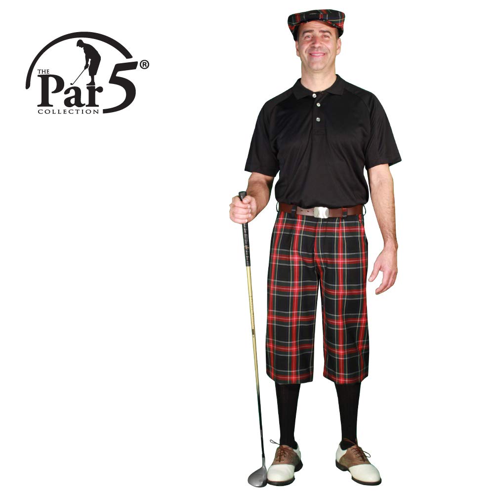 Golf Knickers Stewart Plaid męski 'Par 5'