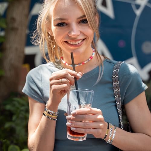 7Pcs Kpop Bracelet SKZ Clay Bead Bracelets Set Stray Fans Merch Gifts Kpop Jewelry Stretch Bracelet Gifts SKZ Jewelry Set for Teens Women Men Student Birthday Party Back to School Supplies4