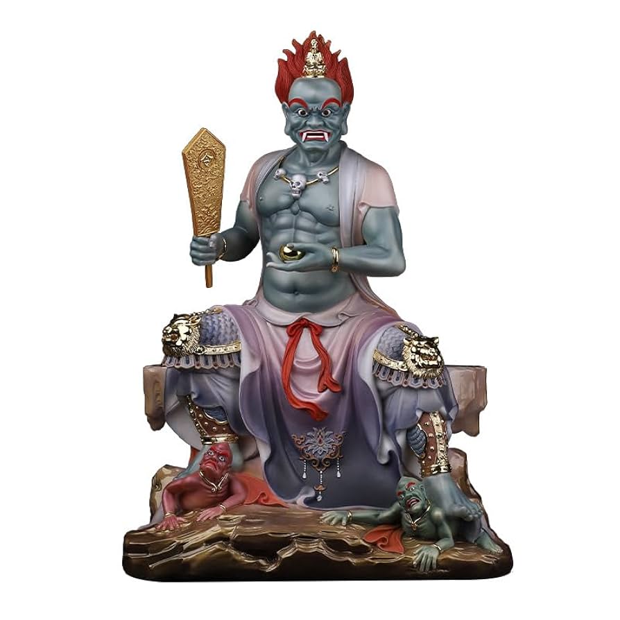 Amazon.com: Usoway 佛像Statue of Buddha 汉白玉面然大士神像