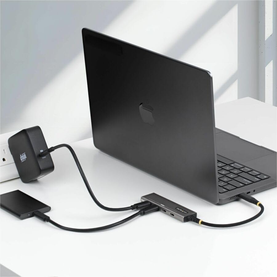 Hub USB-C 10Gbps 4 Puertos StarTech 309B-USBC-HUB Multipuerto Tipo C con Carga PD 100W 2