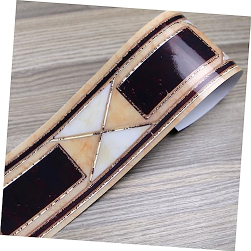 Angoily Borda Do Banheiro Guarnição Da Borda Do Chão Papel De Parede Adesivo De Azulejo De Parede Gu