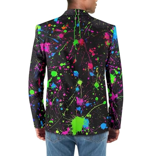 Men's Suit Jacket Fashion One Button Slim Fit Sport Coat Casual Knit Blazer Lightweight Mens Blazer Jacket XS-5XL4