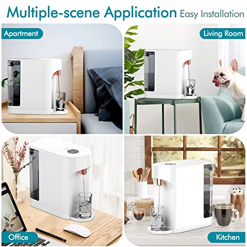 Oemiry Countertop Reverse Osmosis Water Filtration Purification System, 4 Stage Ro Water Filter, No Installation Required #TOP5