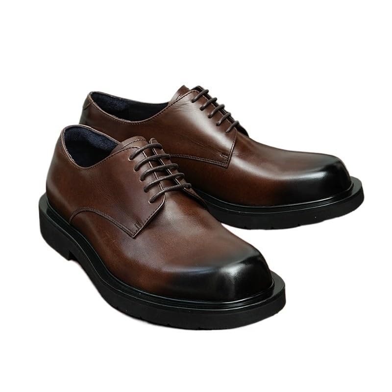 Breathable British Lightweight Lace-Up Casual Men Leather Shoes Business Versatile Footwear2