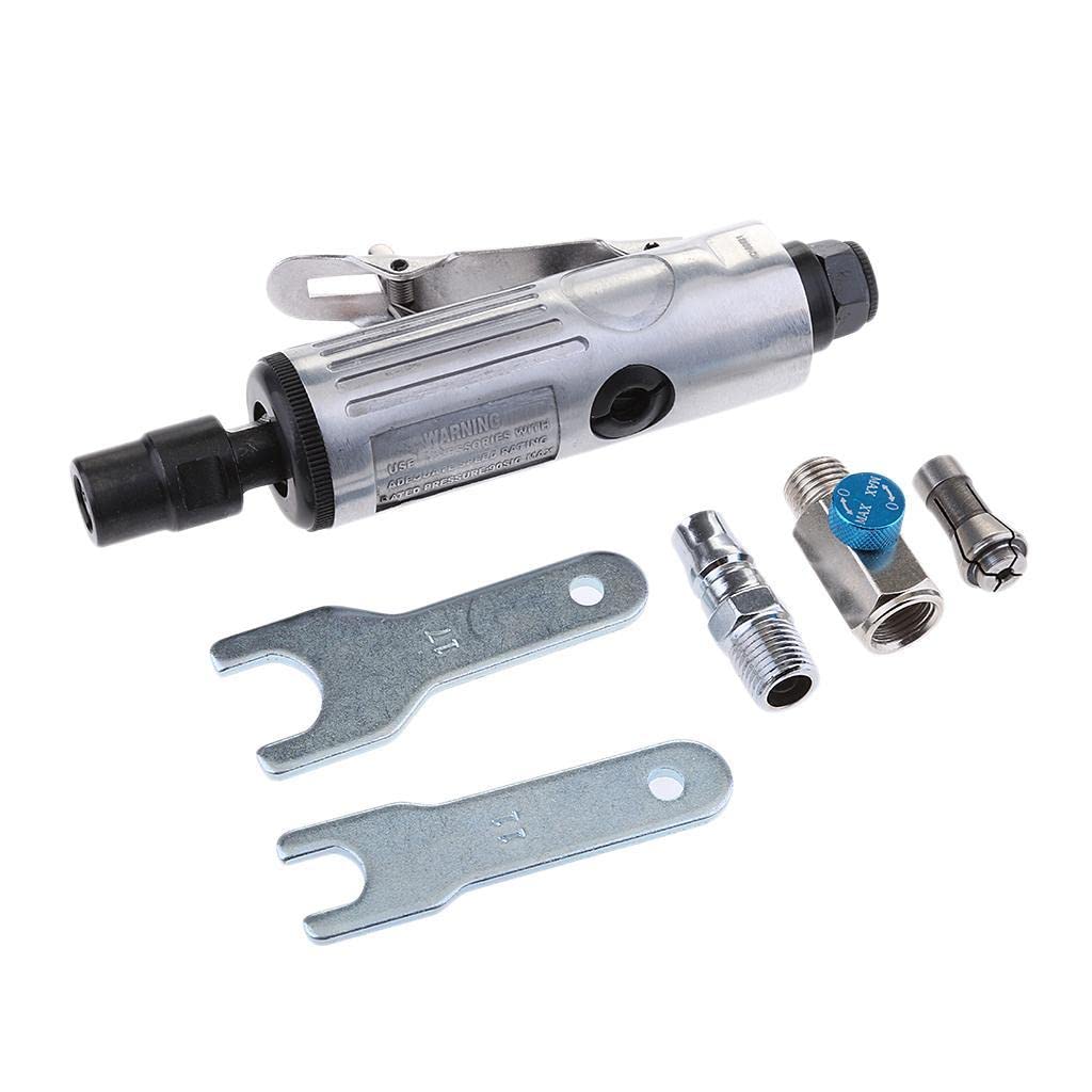 Amazon | 1/4 インチと1/8インチ エアーグラインダー 研削 ミニ