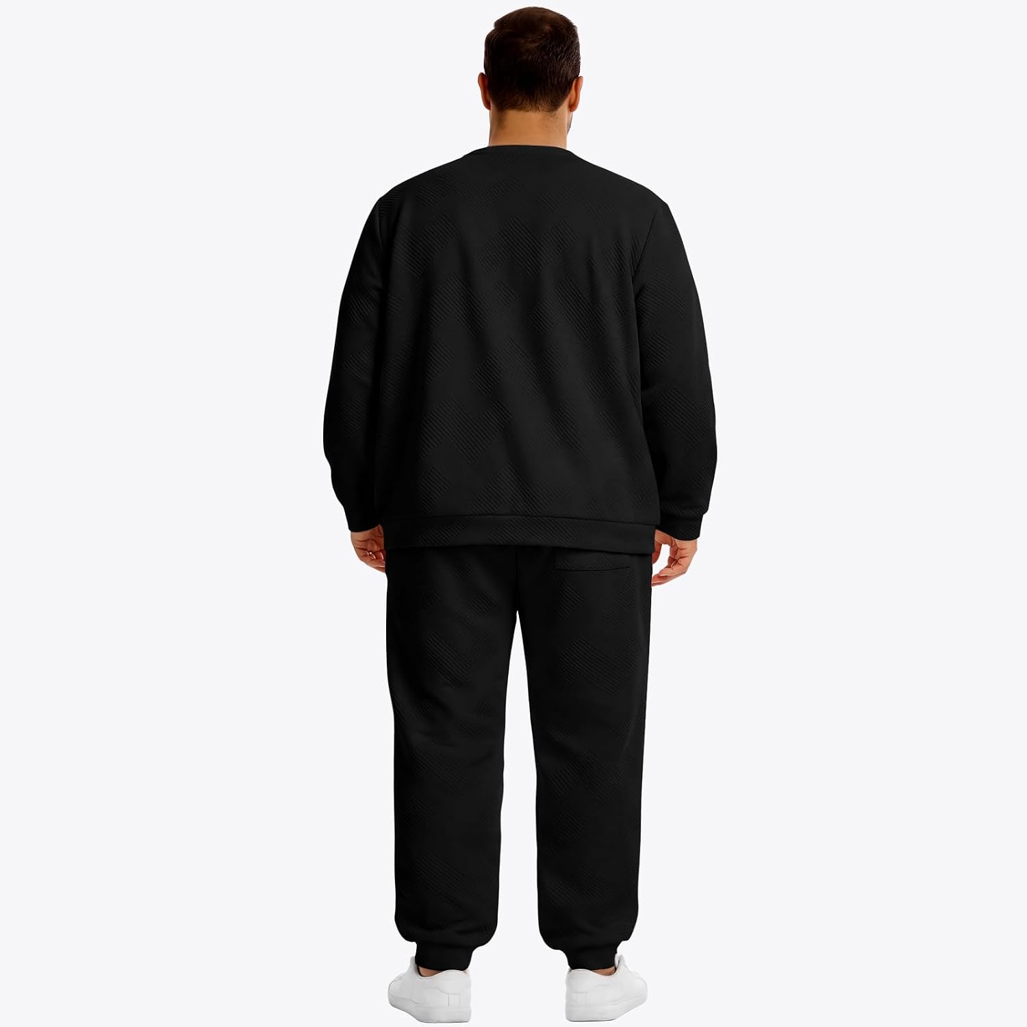 2XL-6XL Men's Big & Tall 2 Piece Tracksuit Set Sweatsuit