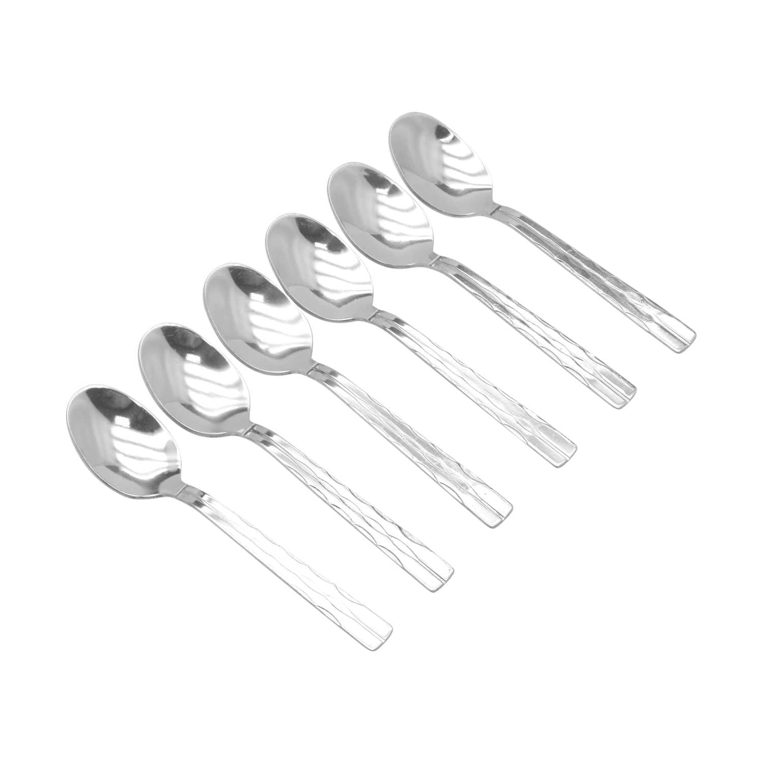 Symphoney Coffee Spoon - 6 Piece, Silver, Stainless Steel Material