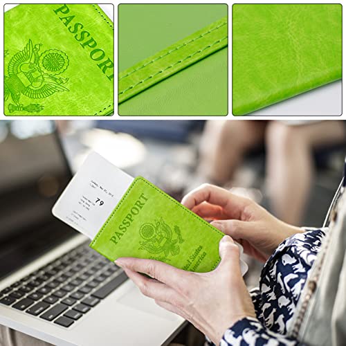Tigari Passport Holder Travel Bag, Passport And Vaccine Card Holder Combo, Slim Travel Accessories Passport Wallet For Women Men, Leather Passport Cover Protector With Waterproof Vaccine Card Slot #TOP3