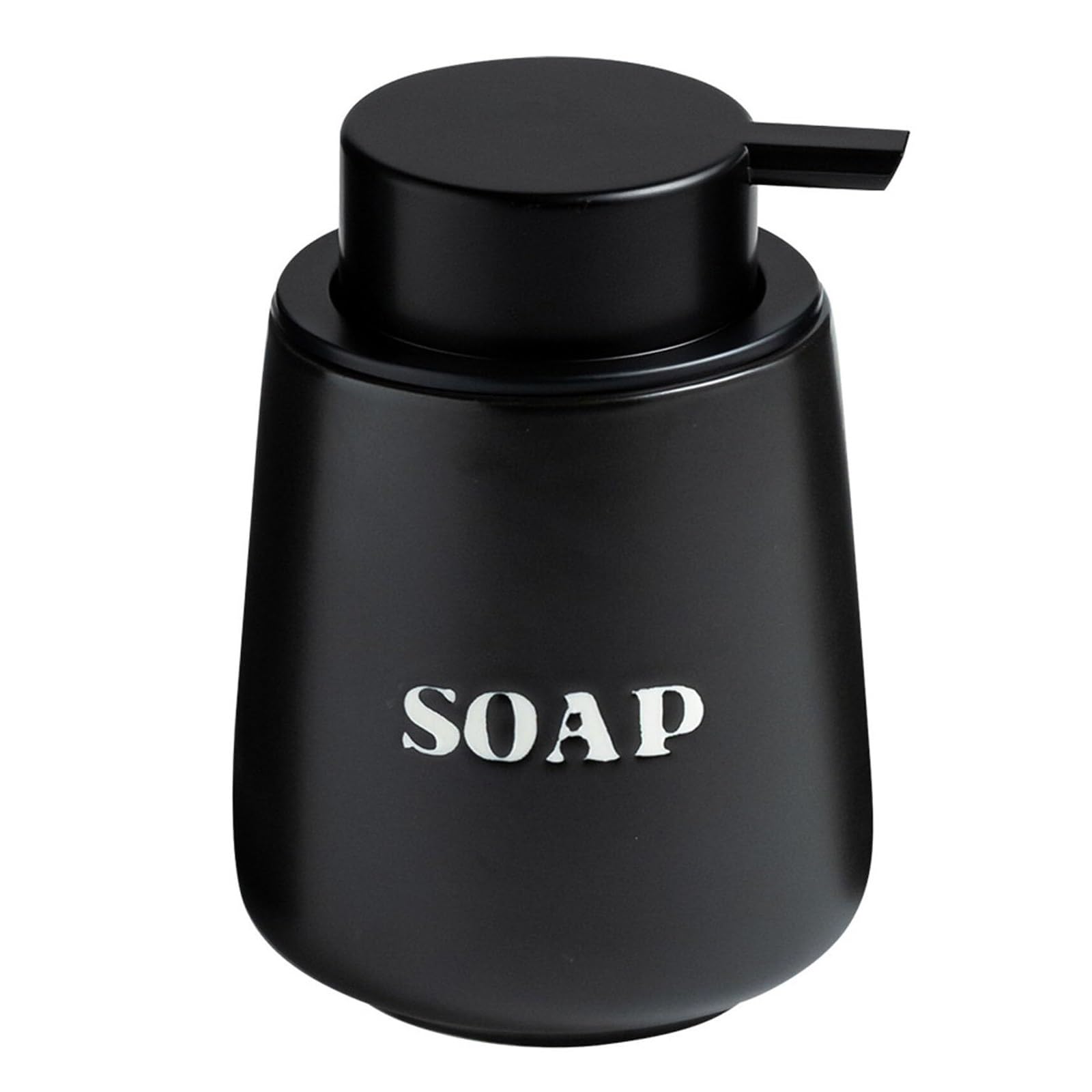 Pump Foaming Black Soap Dispenser Ceramic Hand Modern Foam for Bathroom Bathroom Must Haves