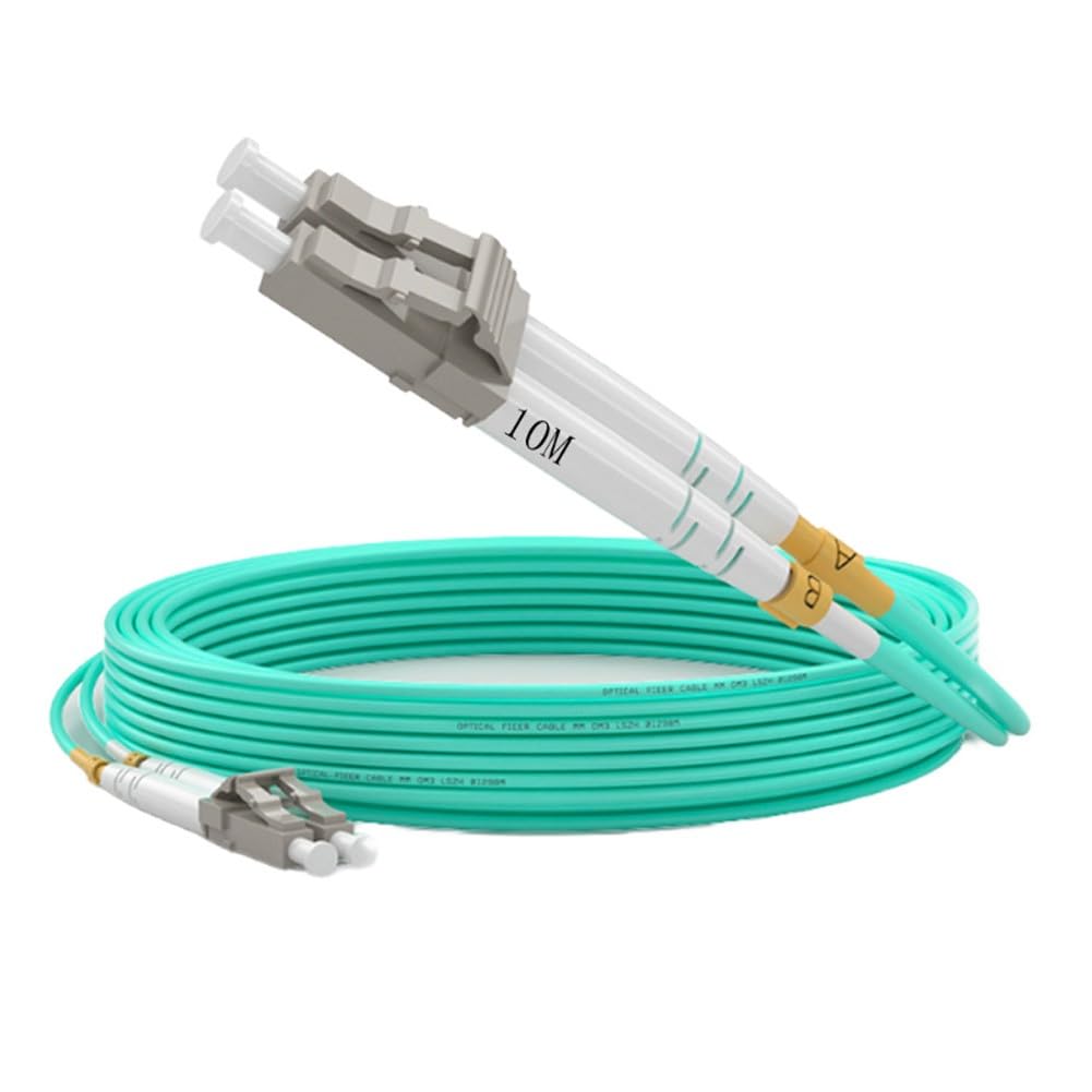 FABULETTA Cavo patch in fibra ottica da LC a LC ad alte prestazioni, 10 Gbps, bassa attenuazione, cavo patch in fibra ottica