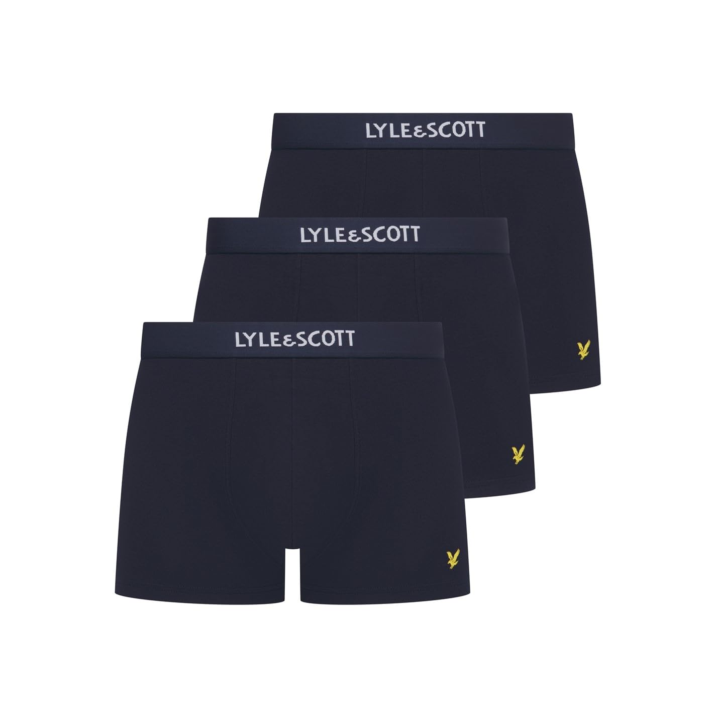 Lyle & Scott Men's Peacoat Devon 3 Pack Boxers S