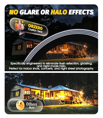 Image of (3 Sets) Orzero Camera Lens Protector Compatible for iPhone 17 Pro /17 Pro Max /16 Pro /16 Pro Max /15 Pro /15 Pro Max /14 Pro /14 Pro Max, Protector de Camera One-Step Installation Tray Individual Metal