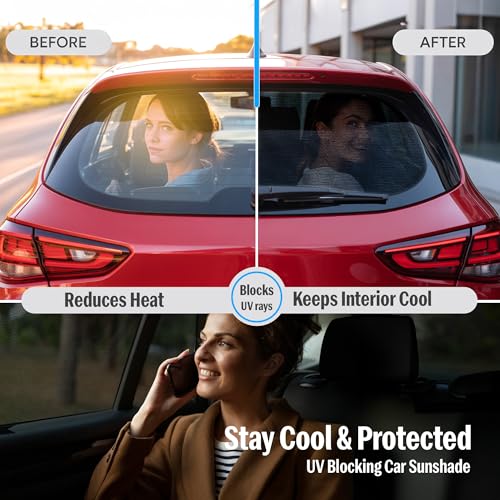 Image of Autofact Dicky Curtain for Honda Elevate | Custom Fit Rear Windshield Sunshade | UV & Heat Protection | Foldable Mesh | Privacy & Cooling Car Accessory
