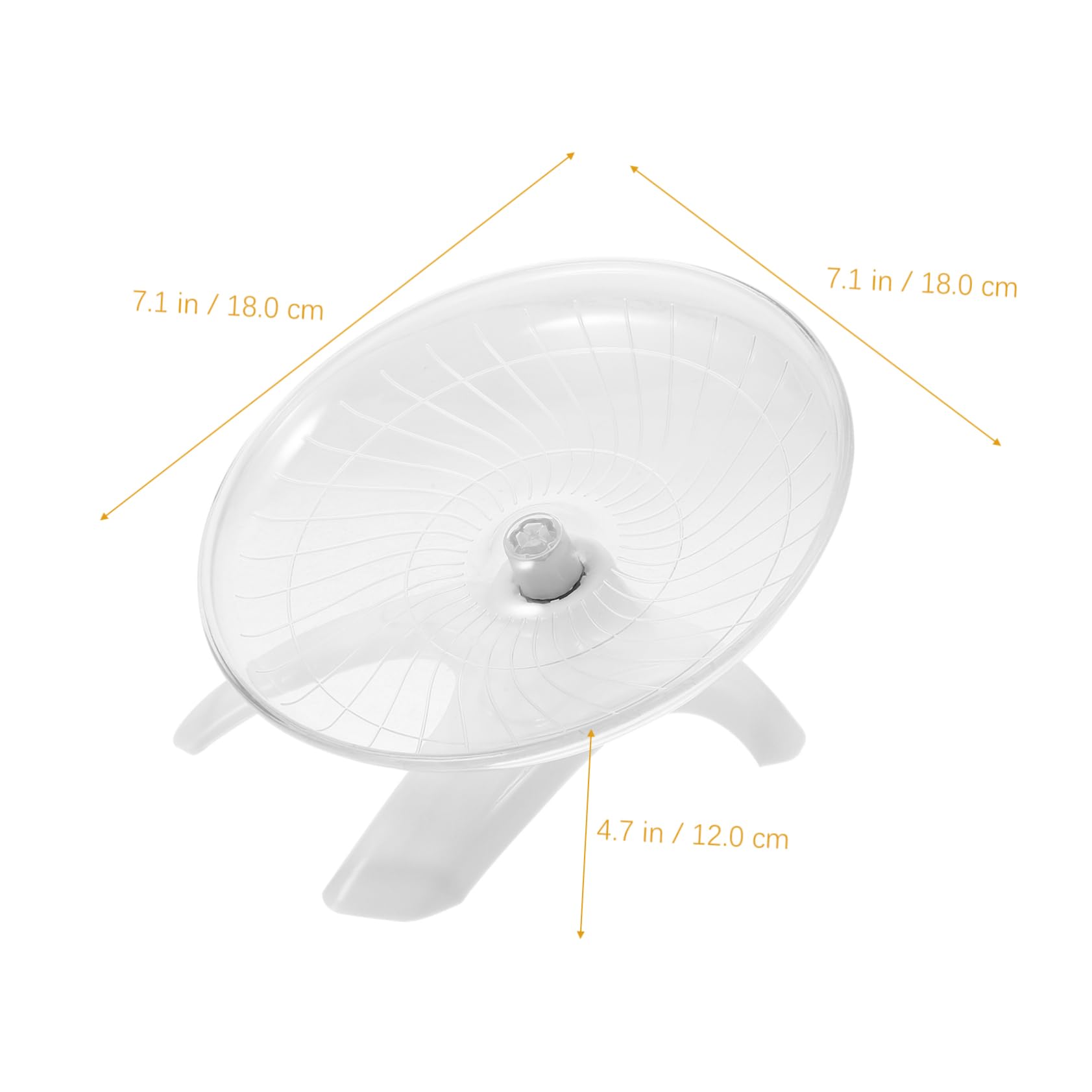 BESPORTBLE 3piezas Rueda De Ejercicio Silenciosa para Hámster Rueda Interactiva para Roedores como Chinchillas y Jerbos Juguete De Actividad con Base para Mascotas Pequeñas