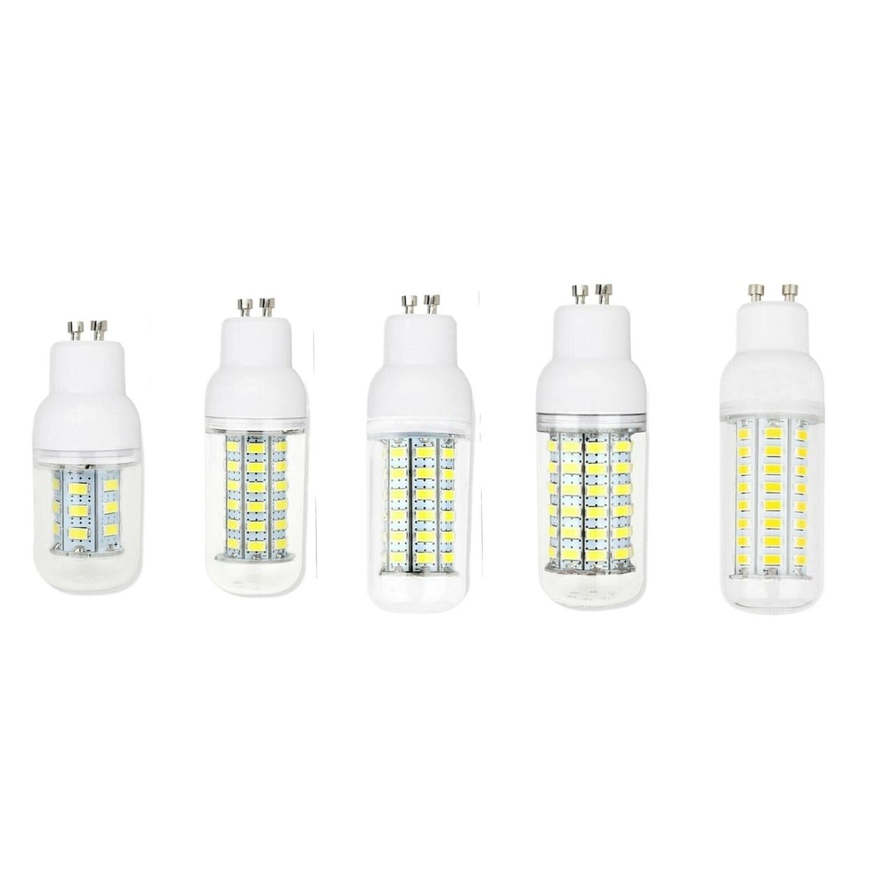 Lampadine per la casa, Confezione da 10, lampadine a LED a Forma di Mais AC110V 3W/6W/9W/12W/15W E14/E27/B22/G9/GU10 5730SMD per Lampada da Ufficio e casa
