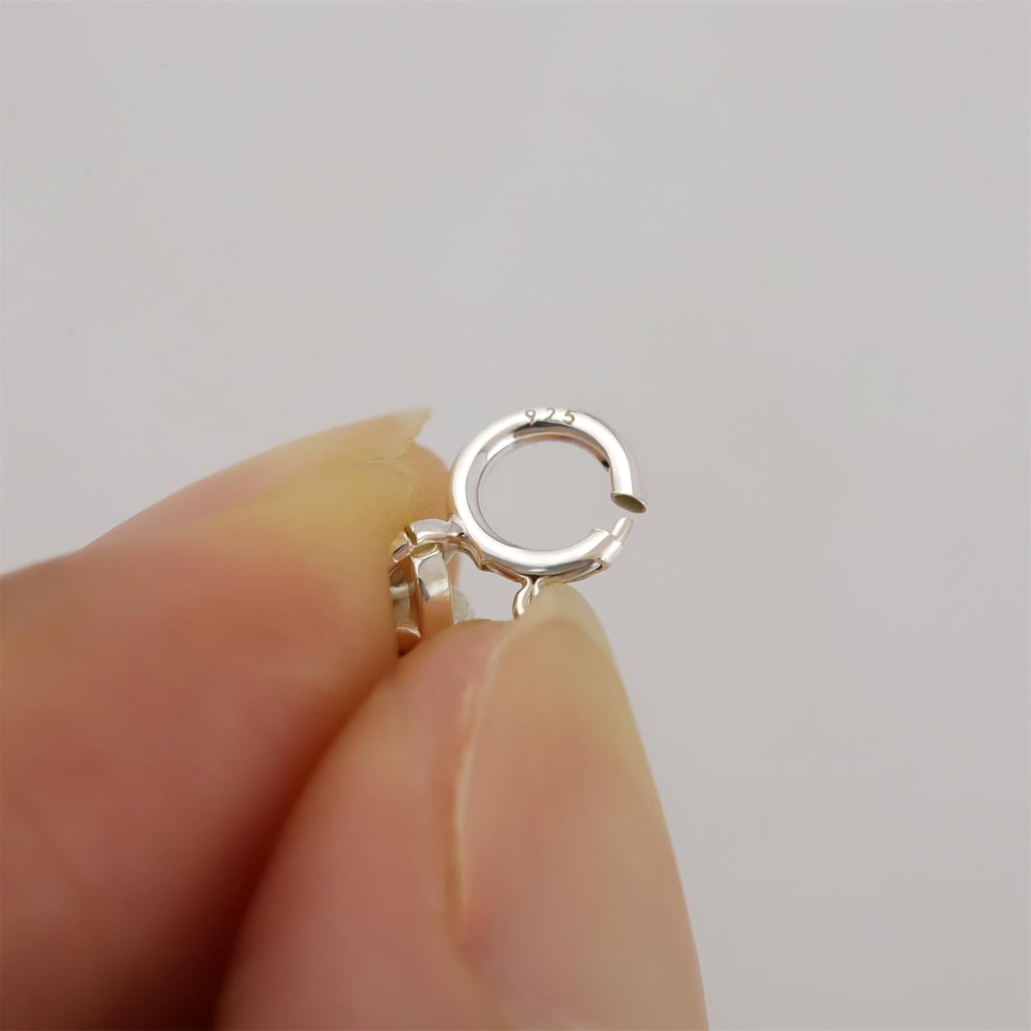 1pc Lobster Clasp 925 Sterling Silver Necklace Extenders Closures for Making Jewelry Chain, Necklace Bracelet Clips (Silver(S))