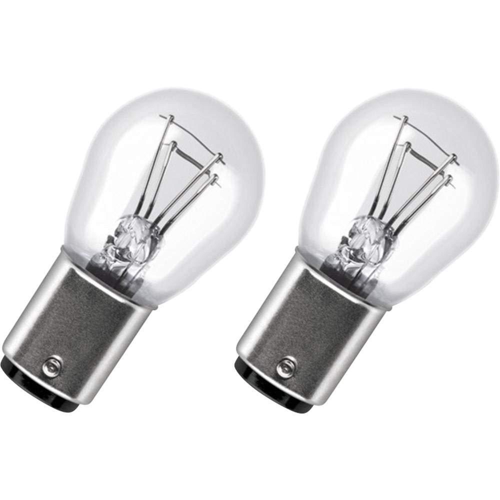 Osram Ultra Life P21/5 W Halojen Sinyal Lambası, Stop Lambası, Arka Sis Lambası, 7528ULT-02B, 12 V Yolcu Otomobili, Çift Ampul (2 Birim)