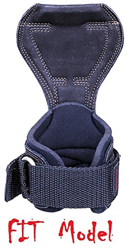 Image of Cobra Grips Weight Lifting Gloves with Adjustable Neoprene Padded Wrist Wraps - Heavy Duty Alternative to Power Lifting Hooks for Deadlifts