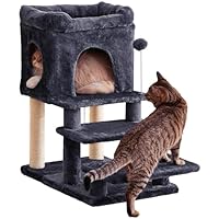 Amazon | Mwpo シニア ジャンプの苦手な猫ちゃん 登りやすいステップ