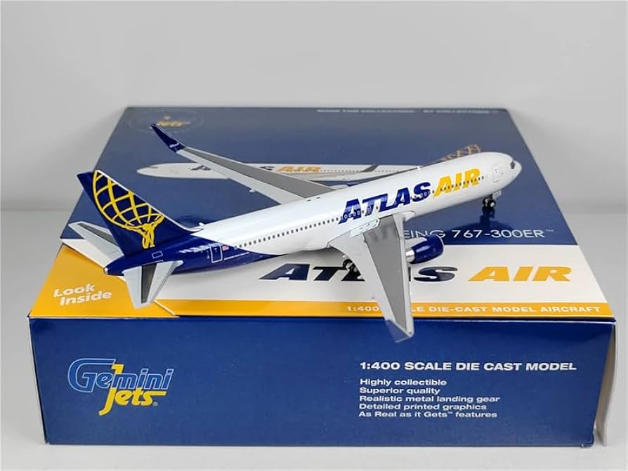 Amazon.com: GeminiJets Atlas AIR for Boeing B767-300ER N649GT 1
