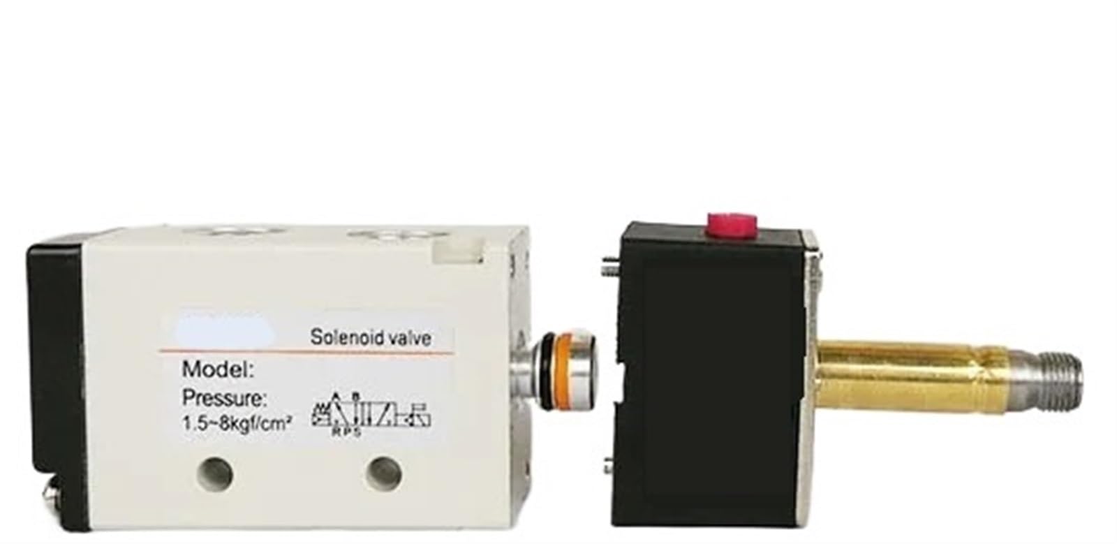 1PCS 3V310-10-NO Normally Open 3/8" Pneumatic Valve Solenoid Valve DC12V 24V AC220V 3 Port 2 Position 3/2 Way(DC12V)