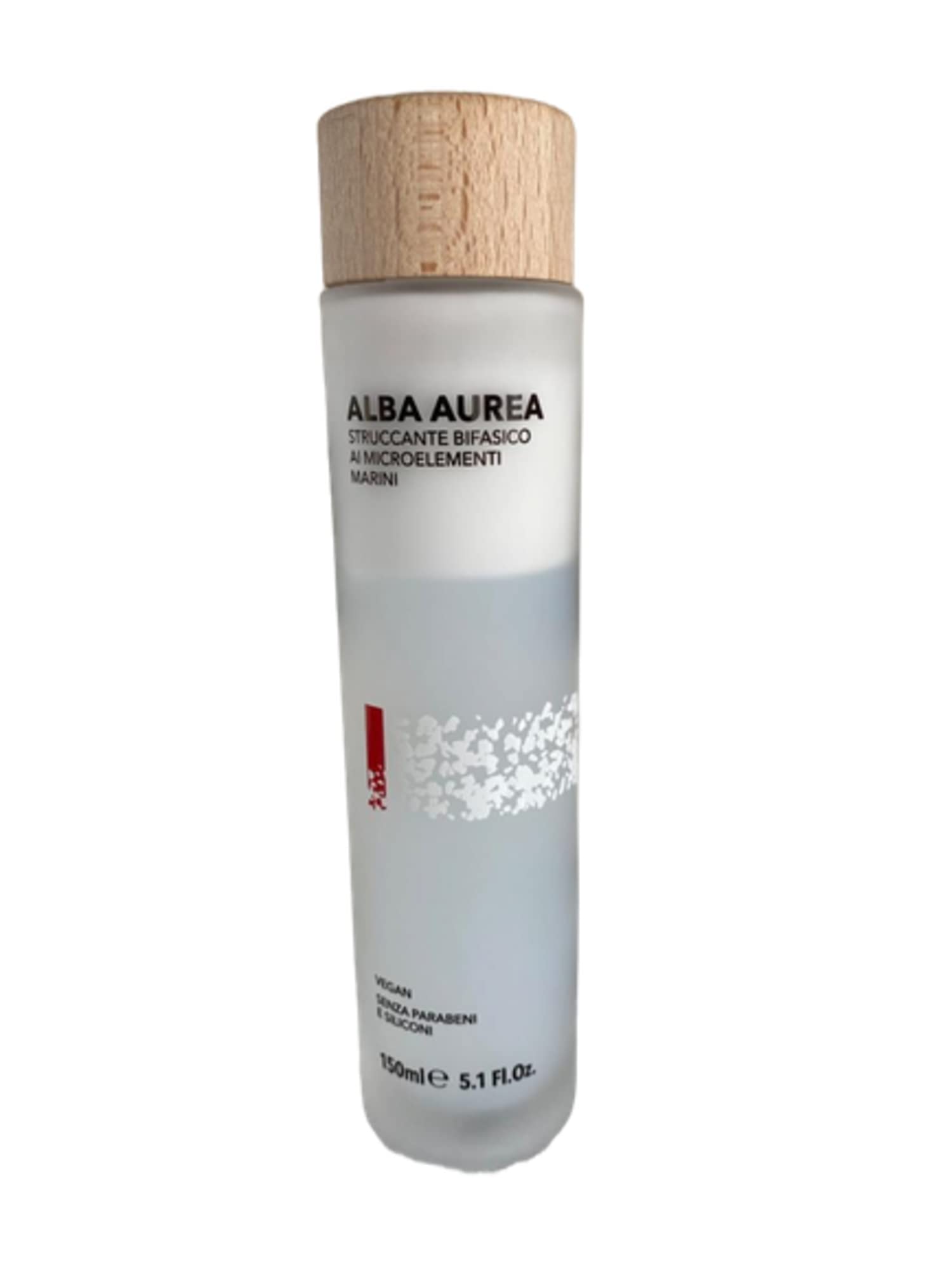 Alba Aurea struccante Viso bifasico ai microelementi marini e alga spirulina. 150 ml.