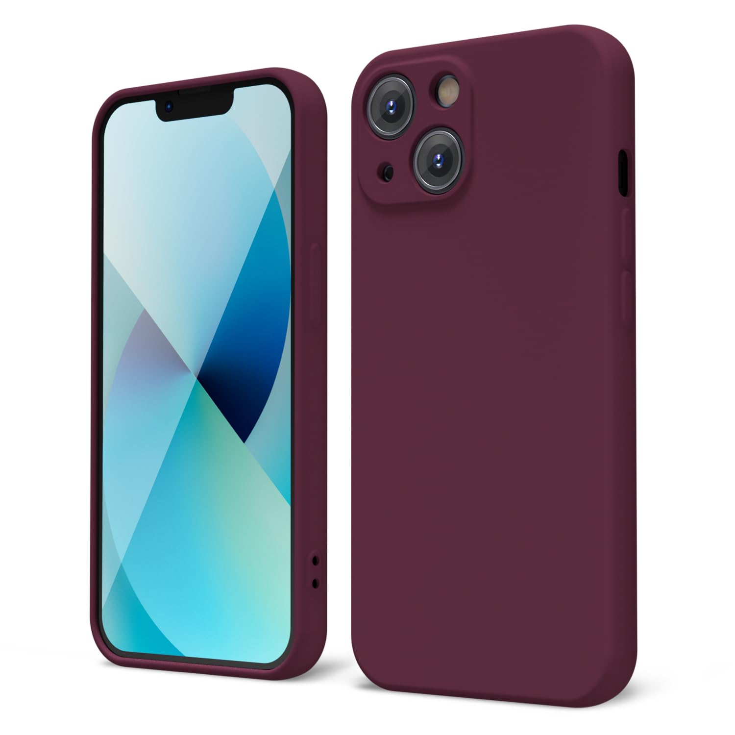 oakxco for iPhone 16 Pro Max Case Liquid Silicone, Soft Rubber Gel Elegant Aesthetic Basic Simple Cover, Cute Thin Slim TPU Matte Solid Color Plain Smooth Case for Women Girl, Light Pink — view 648