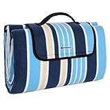 SONGMICS Outdoor Waterproof Picnic Blanket Sand Proof Beach Blanket Camping Mat Pad 77