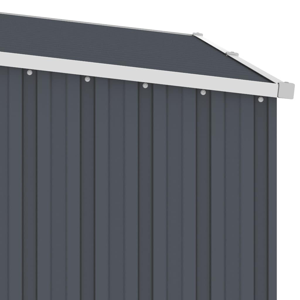 Abri à Bois de Jardin Anthracite 245x98x159 cm Acier galvanisé, Maison & Jardin, Pelouses & Jardins, Vie en extérieur, Structures extérieures, Cabanes & abris de Jardin, Anthracite, (Poids 27.64KG)
