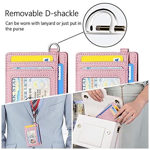 FurArt Slim Minimalist Wallet, Front Pocket Wallets, RFID Blocking, Credit Card Holder with Disassembly D-Shackle - Image 5