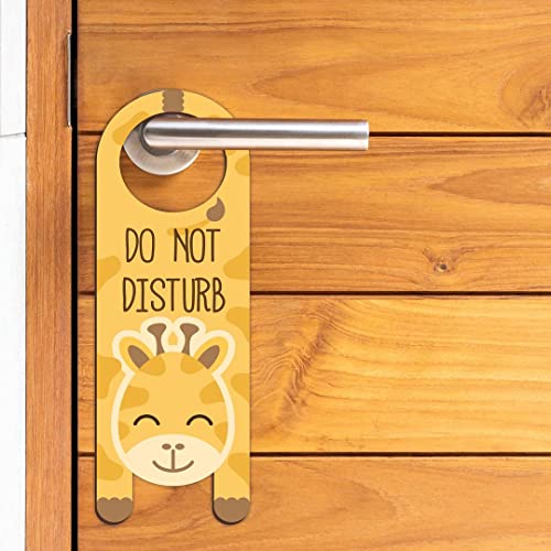 Image of CVANU Do Not Disturb Wooden Door Sign Hanger Size(24cm x 8.5cm) cv61