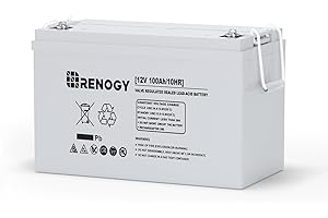 Renogy Deep Cycle AGM Battery 12v 100AH for RV Camping
