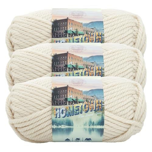 Lion Brand Yarn Hometown Yarn, Super-Bulky Yarn...