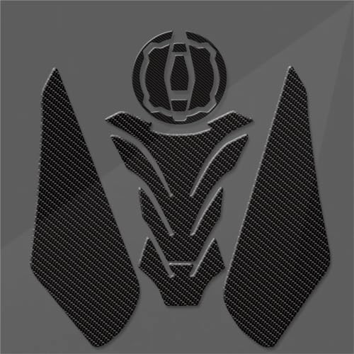 Protection autocollante réservoir moto Kawasaki Ninja 500 ES Z500 noir
