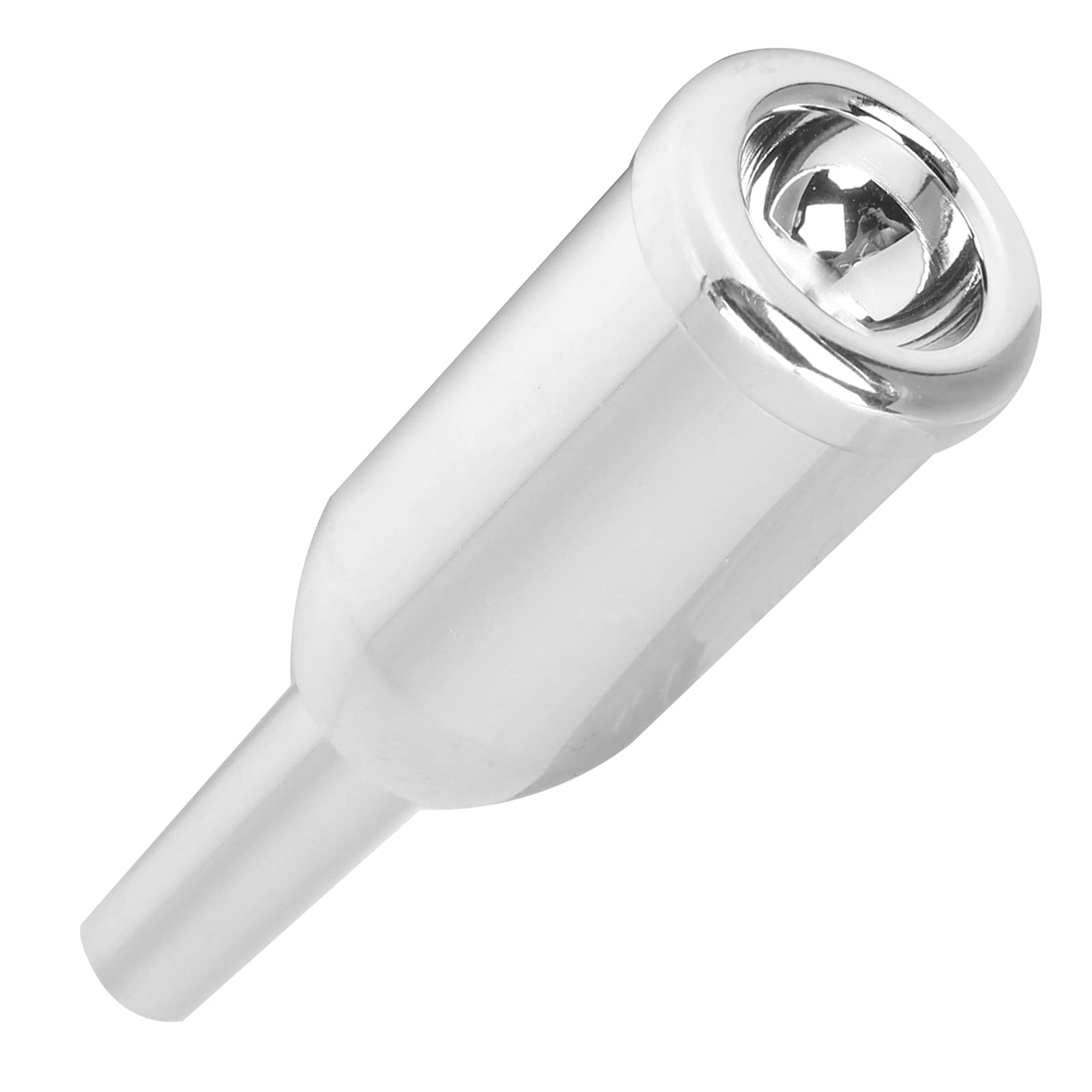 9.8mm / 0.4in Trumpet Mouthpiece Trumpet Mouthpiece, 9.8mm Trumpet Mouthpiece Copper Silvering Water Injection Trumpet Mouthpiece 4?1/2 Universal Instrument for Change the Tone