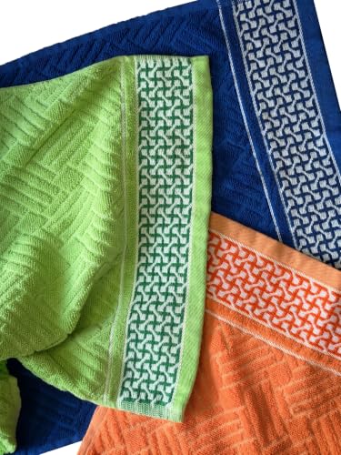 Image of Hand Towel Set of 6 (40x60 cm, 450 GSM) - Soft Cotton, Absorbent, Quick Dry - Bathroom, Wash Basin, Kitchen, Travel & Gym Face & Hand Towel for Men & Women-Multicolor