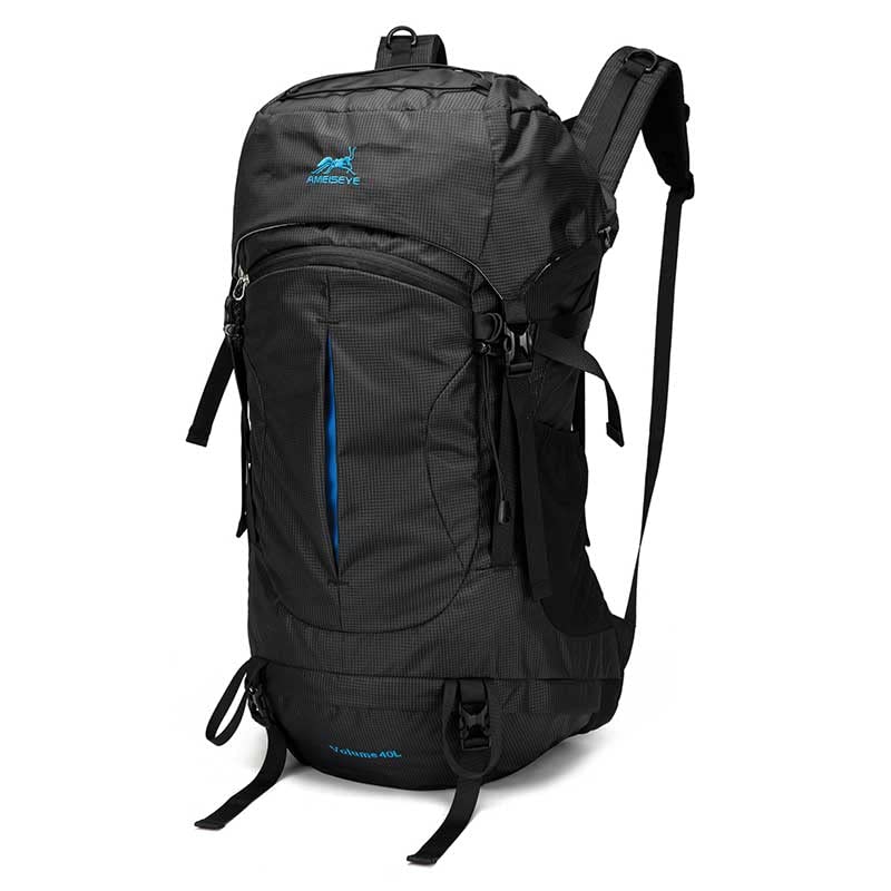 40L/50L/65L Lightweight Internal Frame Hiking Backpack Water Resistant Knapsack with Rain Cover for Camping Travel Trekking Climbing Backpacking Outdoor Adventure